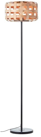 Brilliant Lampe Woodline Stehleuchte Bambus 139cm Metall/Bambus braun 1x A60, E27, 60 W