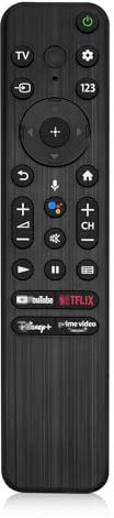 Voice Remote Replacement for Sony TV Remote, for Smart TVs and Bravia TVs, for All Sony 4K UHD LED LCD HD Smart TVs, for X80K X90K W830K A80K X95K X85K Series TV