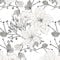CiCiwind Peel and Stick Wallpaper 41cm×10m Grey White Floral Contact Paper Self Adhesive Wallpaper Waterproof Sticky Back Plastic Thicken Stick on Wallpaper Living Room Bedroom Decorative Vinyl Wrap