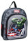 Schulrucksack Schultasche mybagstory, Avengers, Grau, Kinder, Jungen, Größe 30 cm, verstellbare Träger, Krippe, Kindergarten, Geschenkidee
