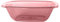 Jauhmui 3 bandejas cuadradas de plástico grueso para frutas, para cocina, decoración de cocina, verduras, frutas, aperitivos (rosa, 28,5 x 28,5 x 8 cm)