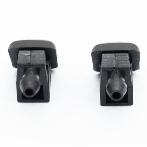 XUBOR Erick's Wiper 2X Frontscheibenwaschdüsen Sprühwaschdüsendüse ohne beheiztes Set, for Skoda, Roomster 5J 06-15 5J0955986 Scheibenwischerdüse