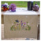VERVACO Stickpackung Tischläufer Sticken Set Erwachsene Vorgedruckt LILA GARTENPRACHT Stickläufer zum Selbersticken Decke Sticken Stickpackung Plattstich ca. 40 x 100 cm Kreatives Geschenk