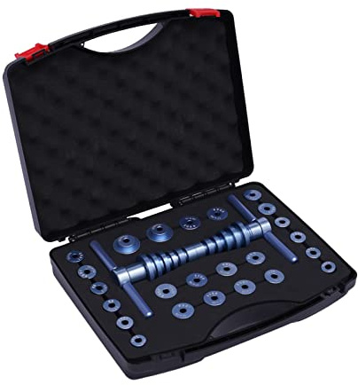 Wanocean Zyklenlager Presssatz, Fahrrad Innenlager Einpresswerkzeug, Lager Pressfitting Tool für BB86/BB30/PF30, Naben-Montagewerkzeug für MTB & Rennrad – mit 18 Paar Druckstücken & Aufbewahrungskaste