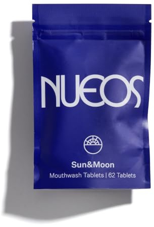 NUEOS Mouthwash Tablets with HAp | Fresh Breath & Naturally Derived | 62 Tabs | Plastic-Free