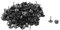 sourcing map 200pcs Clou Tapissier Pointe Tapissier Clou Tapis Punaise pour Meuble Mobilier Décoration métal Noir 9 x 15mm