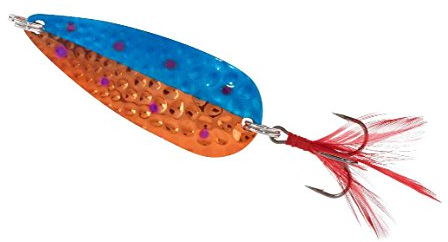 Seeforellen- Blinker/Colonel Z Minnow, Kupfer-Blau-Pink 18g