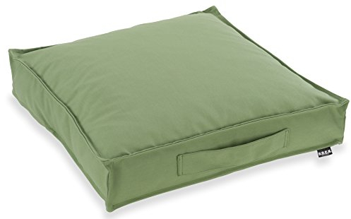 H.O.C.K. Matratzenkissen Outdoor Classic Uni Bodenkissen (50x50x10cm, lindgrün)