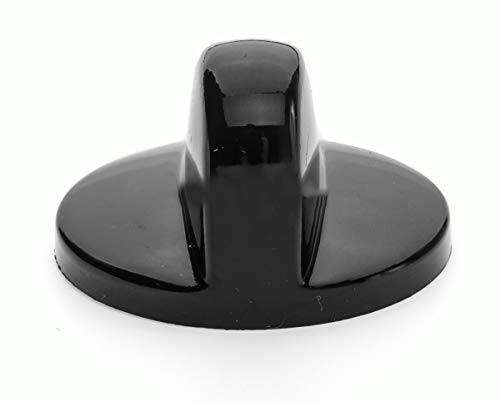 Mando encimera Teka negro Eje 5,5 mm PGO