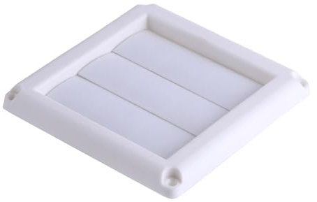 ViaGasaFamido Cubiertas de Ventilación de Aire Rejilla Techo Filtro de Pared Material Plástico Salida de Aire Ventilación Cuadrada Red Viento Rejilla de Aire(15 x 15 cm)