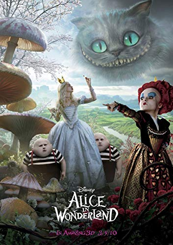 Poster Poster Alice im Wunderland Tim Burton Eingeschränkte Film Worship