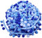Pompom Girlande Bommelband 4.5m DIY Scrapbooking Näharbeiten Borte Basteln Nähen Dekorieren Für Kleid Schal Hut Vorhang Party Ostern (Blau)