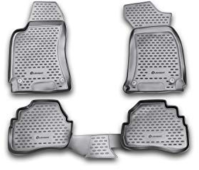 Element Passgenaue Premium Antirutsch Gummimatten Fußmatten für VW Passat 3B 3BG B5 Jahr: 96-05