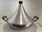 Non Stick Tagine Stainless Steel Tower Stew Dry Pot Non-Stick Slow Cooker Seafood High Lid Pan Electromagnetic Cooker Moroccan Tajine Casserole 24cm 21-303 (Color : Single Pot)