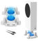 NexiGo Vertical Stand with Cooling Fans for Xbox Series S Console, 3 Levels Adjustable Fans Rotate Speed with Type-C Power Input, USB Charging and Data Transmission Ports, White