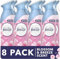 Febreze Air Freshener for Room Spray & Bathroom, Blossom & Breeze, 185ML x 8 Packs, Air Fresheners for Home