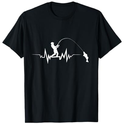 Divertido Diseño para Pescar Ideal para Pescadores Camiseta