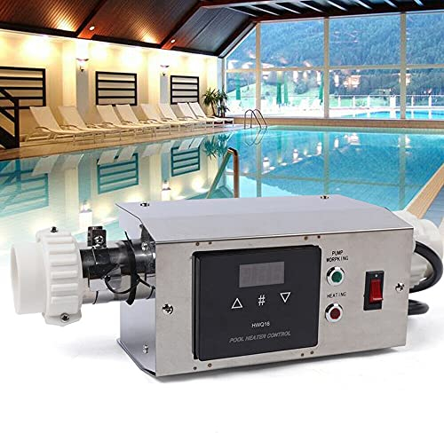 kangten Calefacción para piscina, 3 kW, termostato profesional para piscina, termostato eléctrico, bomba de calor, spa para baño, piscina, termostato para piscinas, hidroterapia
