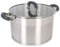 Quttin - Olla Profesional Induccion, Cocina Horno Acero Inoxidable Antiadherente. Olla Mediana Con Tapa. Apta Para Todo Tipo de Cocinas. Inducción, Gas, Vitro. Cacerola 26 cm. Modelo Heleom