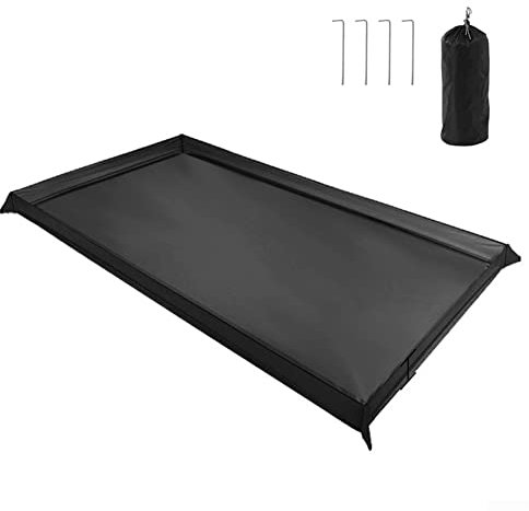 Tapis de sol imperméable multifonction pour camping, tente de camping, baignoire, tapis de sol imperméable 200 x 120 cm