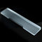 DucKey Metall + Acryl Transparente Ergonomische Tastatur Handgelenkauflage, Für Mechanische Tastatur (Color : Black, Size : TKL)