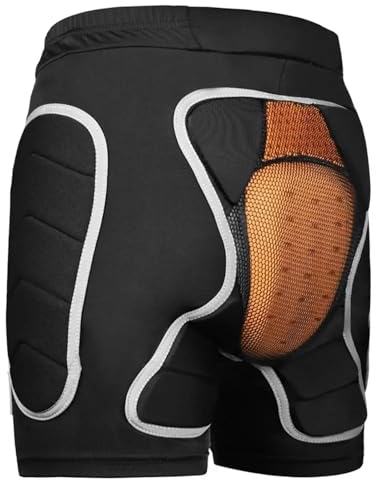 Gepolsterter Shorts Gepolsterte Ski-Schutzshorts, 3D-EVA-gepolsterte Schutzausrüstung for Snowboard, Skaten und Skifahren Gepolsterter Shorts für Skiing Eislauf Snowboardfa ( Color : TH20200-DK3H , Si