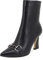 QUEEN HELENA Tronchetti Casual Eleganti con Zip Laterale Stivaletti con Tacco a Punta Invernali Bassi Donna K2115 (K2115 Nero Pu, 36)