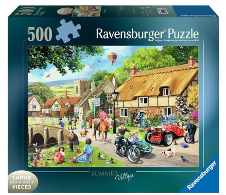 Ravensburger Summer Village 500 Piece Jigsaw Puzzle for Adults and Kids Age 10+