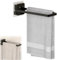 Handtuchhalter Ohne Bohren, Handtuchstange Schwarz Handtuchhalter Bad Kann 5 Kg Tragen Gästehandtuchhalter Edelstahl 18cm Towel Holder für Badezimmer Küche