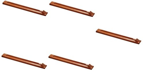 PRETYZOOM 5 Stück Räucherstäbchen aus Räucherholz verstellwinkel wohnungseinrichtung Holzduftständer herrenduft aromatherapie Weihrauch Halter Räucherteller aus Holz Desktop-Ornament Brown
