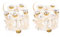 2 Piezas Pinzas Flor Accesorios Transparentes para Mujeres Clip