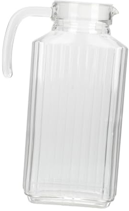 GLEAVI Botella De Agua Fría De Vidrio Jarra De Agua Antigua Hogar Diseño De Filtro Conveniente Para Preparar Limonada y Té Helado La Cocina Gran Capacidad y Bebidas