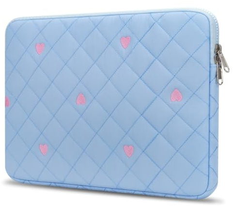 Songbala Laptop Sleeve Case 15 16 Inch Laptop Cover Protective Case Compatible with MacBook Air MacBook Pro 15 16 Inch Shockproof Padded Laptop Case, Blue