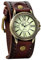 Avaner Orologio da Polso in Pelle da Donna Uomo Colore Nero e Marrone,Bronzo, stile vintage