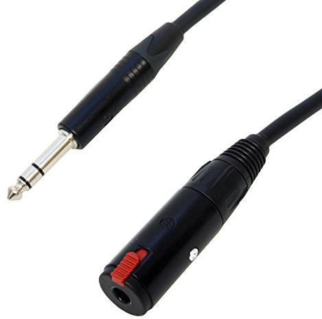 Van Damme IEM Extension Lead. IN-EAR MONITORING Stereo Headphone 1/4 Jack Cable (3m, Black)