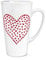 Gift Base Heart of Hearts 17oz Large Latte Mug Cup