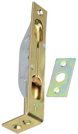 KeyMet Türkantriegel Kantriegel Kantenriegel 125/6 mit Kipphebel Verzinkt