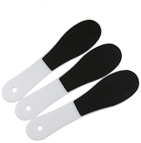 Foot Files,Double Sided Foot Scrubber for Foot Care Hard Skin Remover,Pack of 3