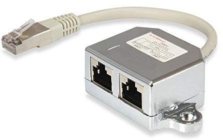 Equip Splitter C5 1xRJ45 2xRJ45 St/Bu 0, 15m