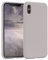 EAZY CASE - Silikon Hülle für iPhone XS Max Hülle weich stoßfeste Schutzhülle mit Kameraschutz Handyhülle iPhone XS Max Silikonhülle Dünn mit Premium Schutz TPU Cover Phone Case in Rosa Pastell Braun