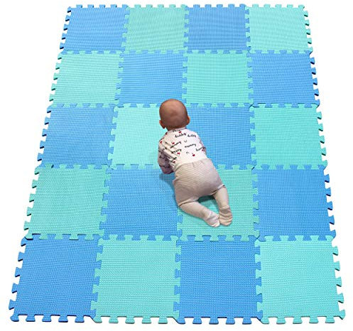 YIMINYUER® 20 Teilige (30cm×30cm×1cm Einzelstück), Puzzlematten Baby, Puzzlematte Spielmatte, Babys Puzzle Matten, Kinder Spielmatten R07R08G301020