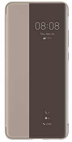 HUAWEI P40 Pro Smart View Flip Handyhülle, Originalzubehör, Khaki