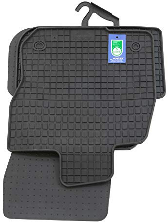 PETEX 84310 Gummimatten Passform Satz schwarz 4-teilig