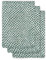 Jollein 536-848-65350 Hydrophiler Waschlappen hydrophiler Schlangenaschegrün (3er Pack), grün, 35 g