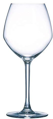 PEGANE Set de 24 Verres à Vin Tulipe cassée en cristallin - 47 cl