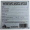 CHIMSOC Chimney Hearth Notice Plate - Aluminium