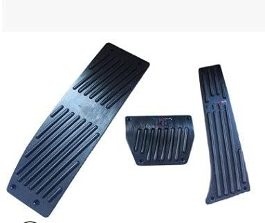 FußStüTze Pedale Mode Silber/Schwarz Aluminium-Legierung Auto Pedale Rest for BMW X1 M3 E30 E36 E39 E46 E87 E90 E91 E92 E93 Car-Styling-Zubehör Auto Pedal (Color Name : Black at M Logo)