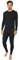 DANISH ENDURANCE Merinowolle Thermo-Unterwäsche Set, Premium Skiunterwäsche, Funktionsunterwäsche, Lange Unterhose & Langarmshirt für Herren, Schwarz, S
