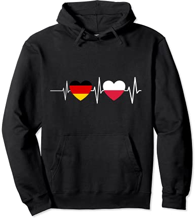 Polen Herzschlag Deutschland Deutscher Polen Pullover Hoodie