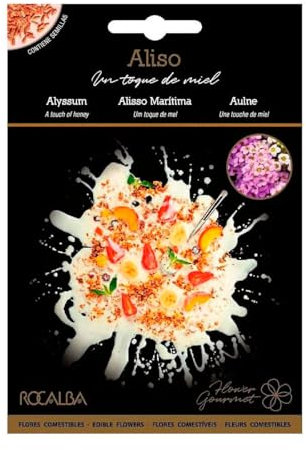 Semillas de flores comestibles de Aliso Rocalba